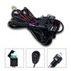 300W Universal Led Light Bar Wiring Harness Kit 16/18Awg With 12V 40A Relay On Off Switch For Off Road Truck Suv Atv Utv Boat