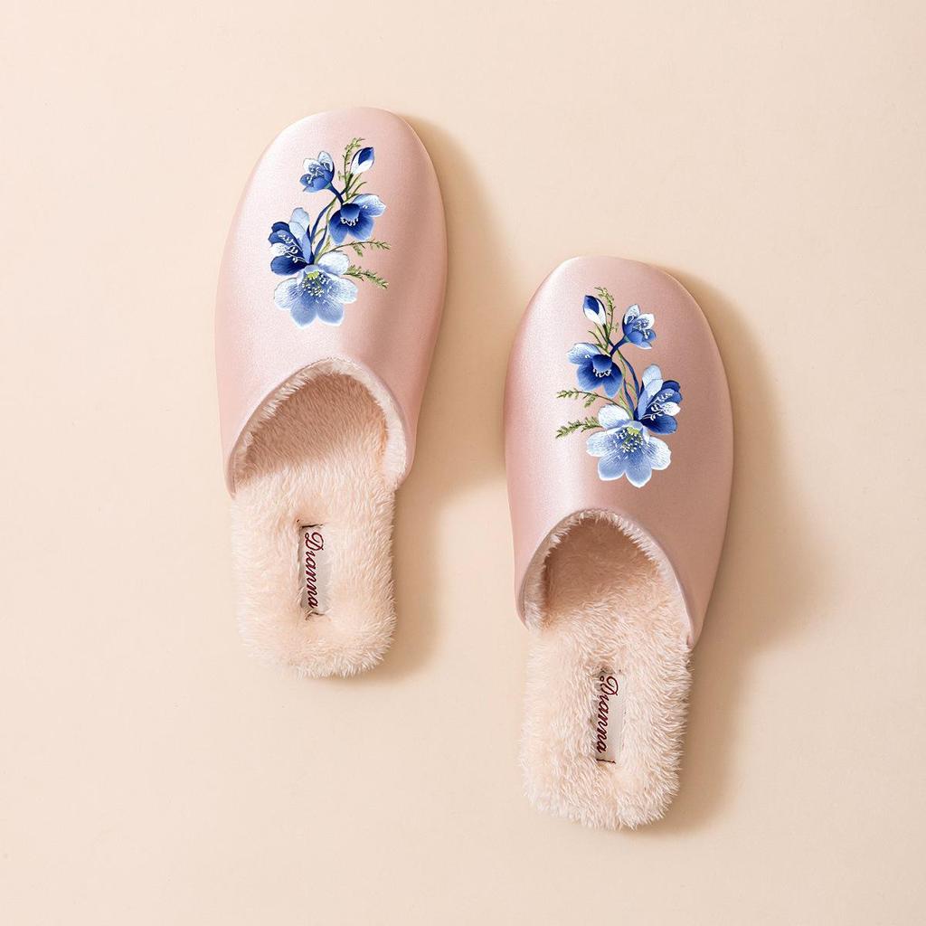 Modische weiche Baumwoll-Hausschuhe für Paare - Leises, hochwertiges Design für den Wintergebrauch im Innenbereich