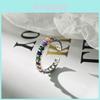 Stylish Geometric Design Colorful Drip Glaze Ring For Women Adjustable Size Fashion Accessory