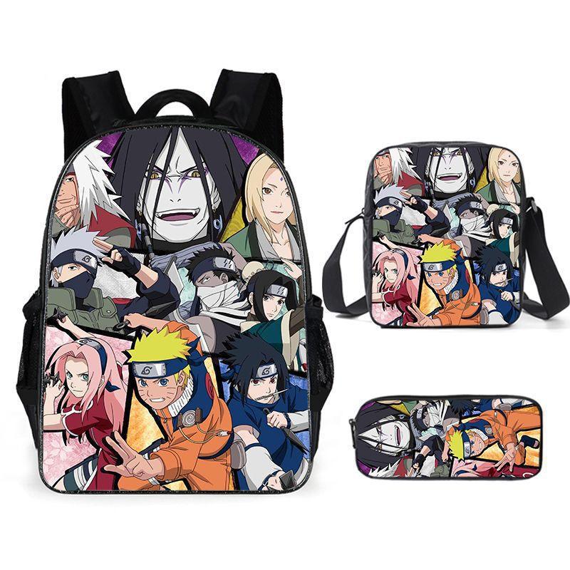 Surrounding Primary School Students Schoolbag Animation Cartoon Backpack Satchel Pencil Case