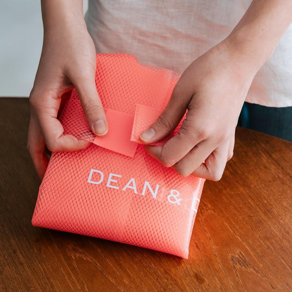 DEAN & DELUCA EVA Shopping Bag, Coral Orange