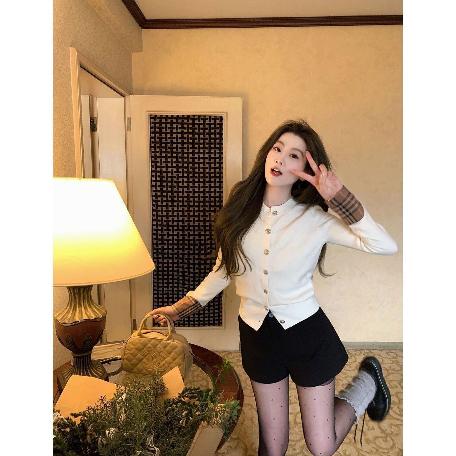 

Плед Пэчворк Вязаный Свитер Кардиган L (Recommend 55-60 kg)