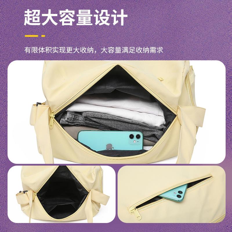New Women's Shoulder Bag Travel Portable Lightweight Large Capacity Trendy Versatile Comfortable Wear-resistant Crossbody Back Fashion