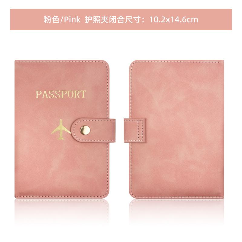 1Pc ID Card Holder Travel Passport Cover Leather Multiple Card Slots Passport Holder Unisex Travel Organizer