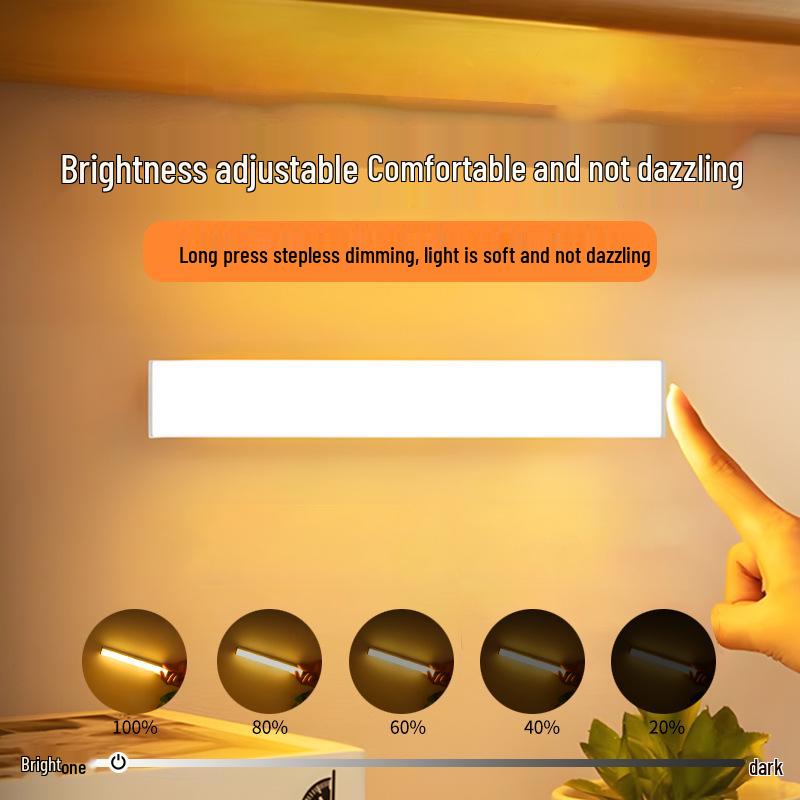 Smart Wireless LED Night Light with Motion Sensor, No Wiring Needed for Home, Hallways, Wardrobes, and Cabinets
