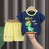 2026 Summer Children's Short Sleeve Set Pure Cotton Thin T-shirt Children's Clothing