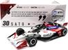 Takuma Sato Greenlight Scale Takuma Sato 2021 IndyCar 30 Rahal Letterman Lanigan Racing Honda Diecast Car 1/18 No. Panasonic/SHIELD