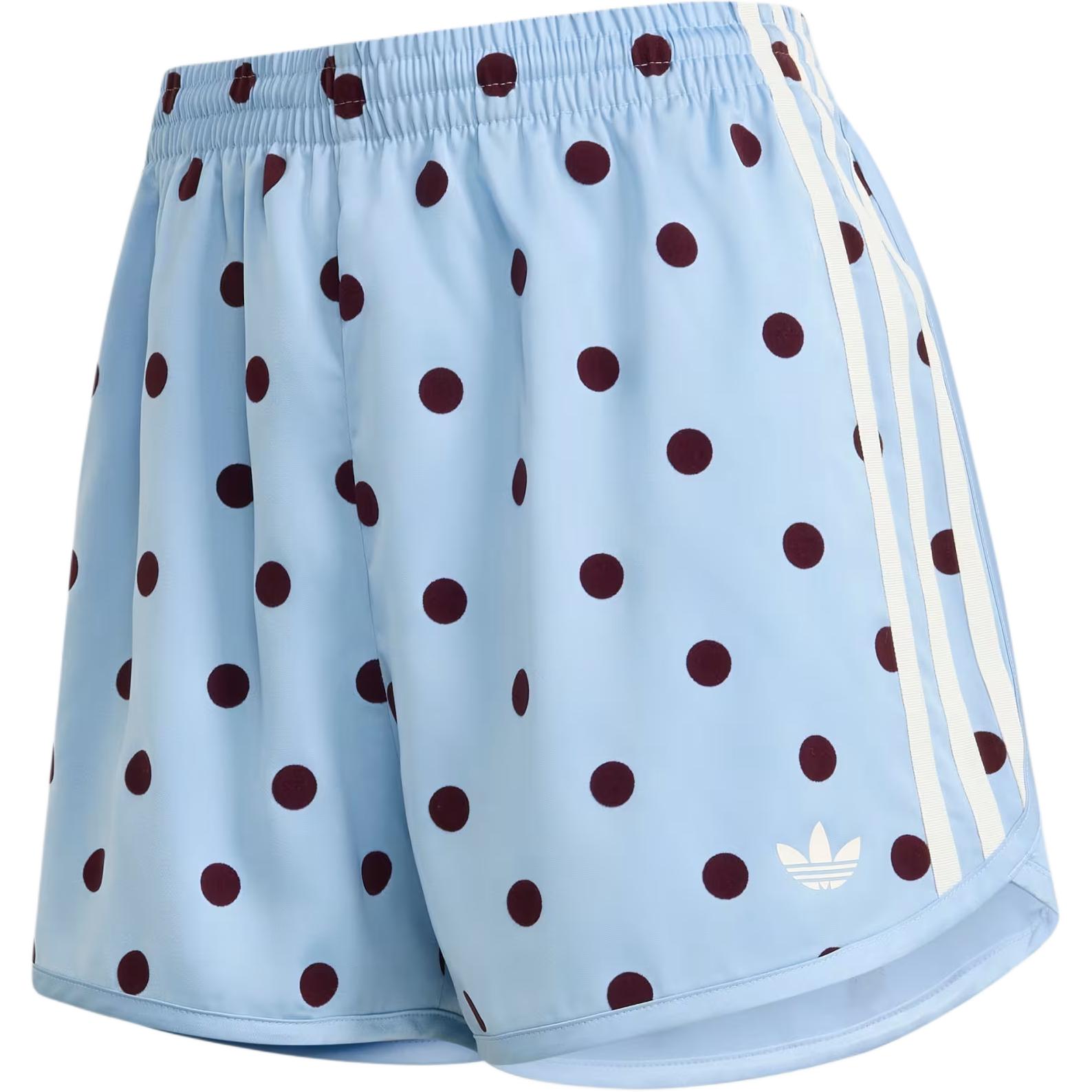 adidas Originals Women s Polka Dots Sprinter Shorts Clear Sky Women KV1173 M