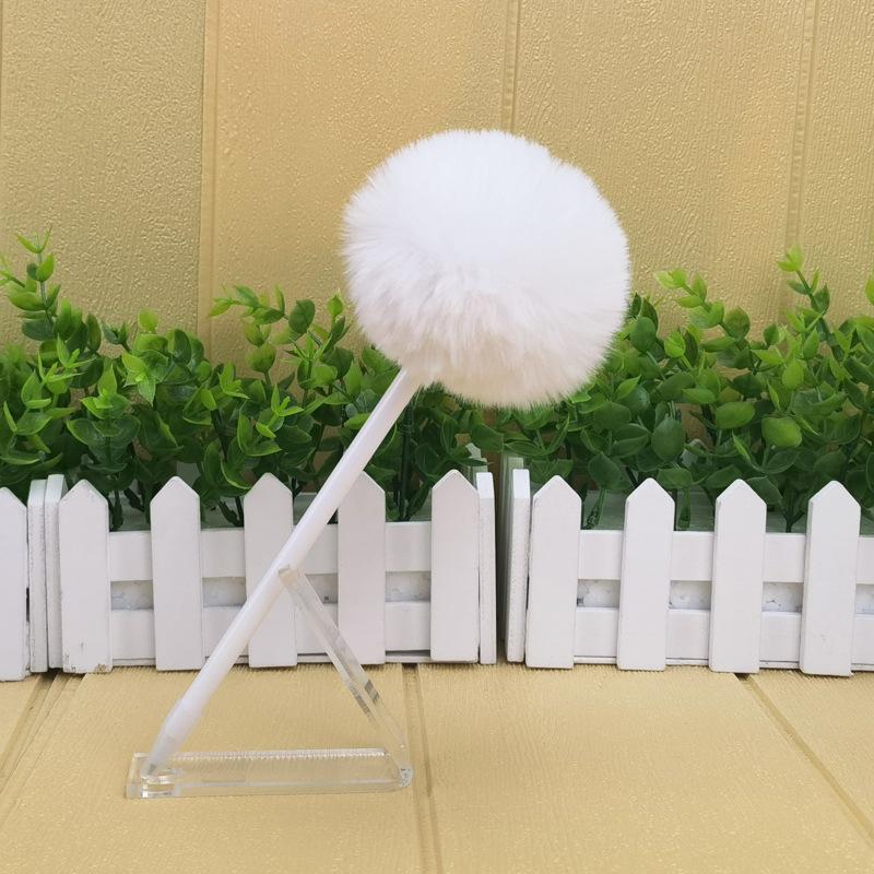 1Pcs Hairy Ball Ballpoint Pen,7Colors Holiday Gift,Office Student Writing Stationery P-2019