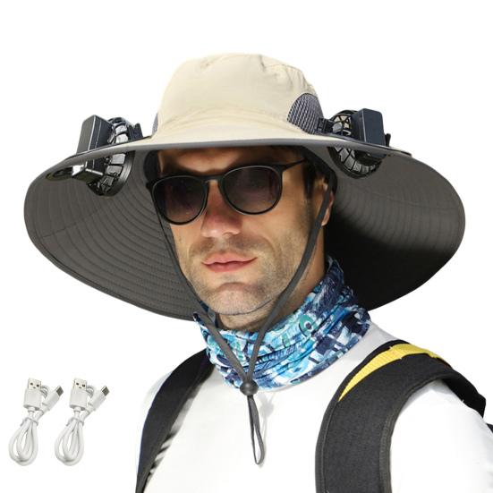 Klobouk proti slunci s prodyšným designem ze síťoviny Nastavitelná šňůra Široký okraj Klobouk na ochranu proti slunci Dvojitý vějířový design Rybářský turistický klobouk