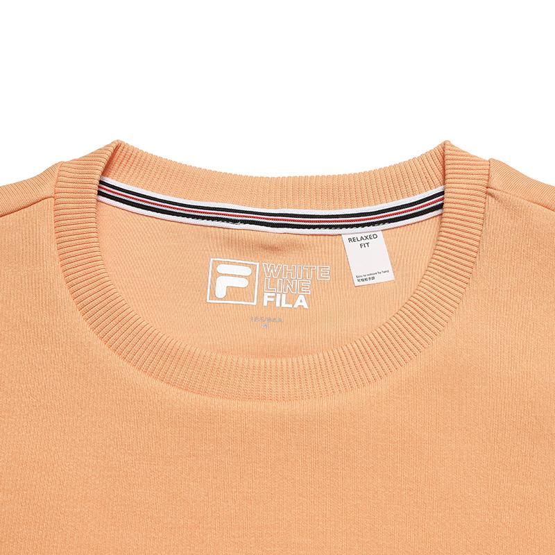 Fila Heritage Fashion Simple Classic Retro Sports Casual Versatile Comfortable Crew Neck Pullover Sweatshirt Women Sweatshirt F11W618215FOR