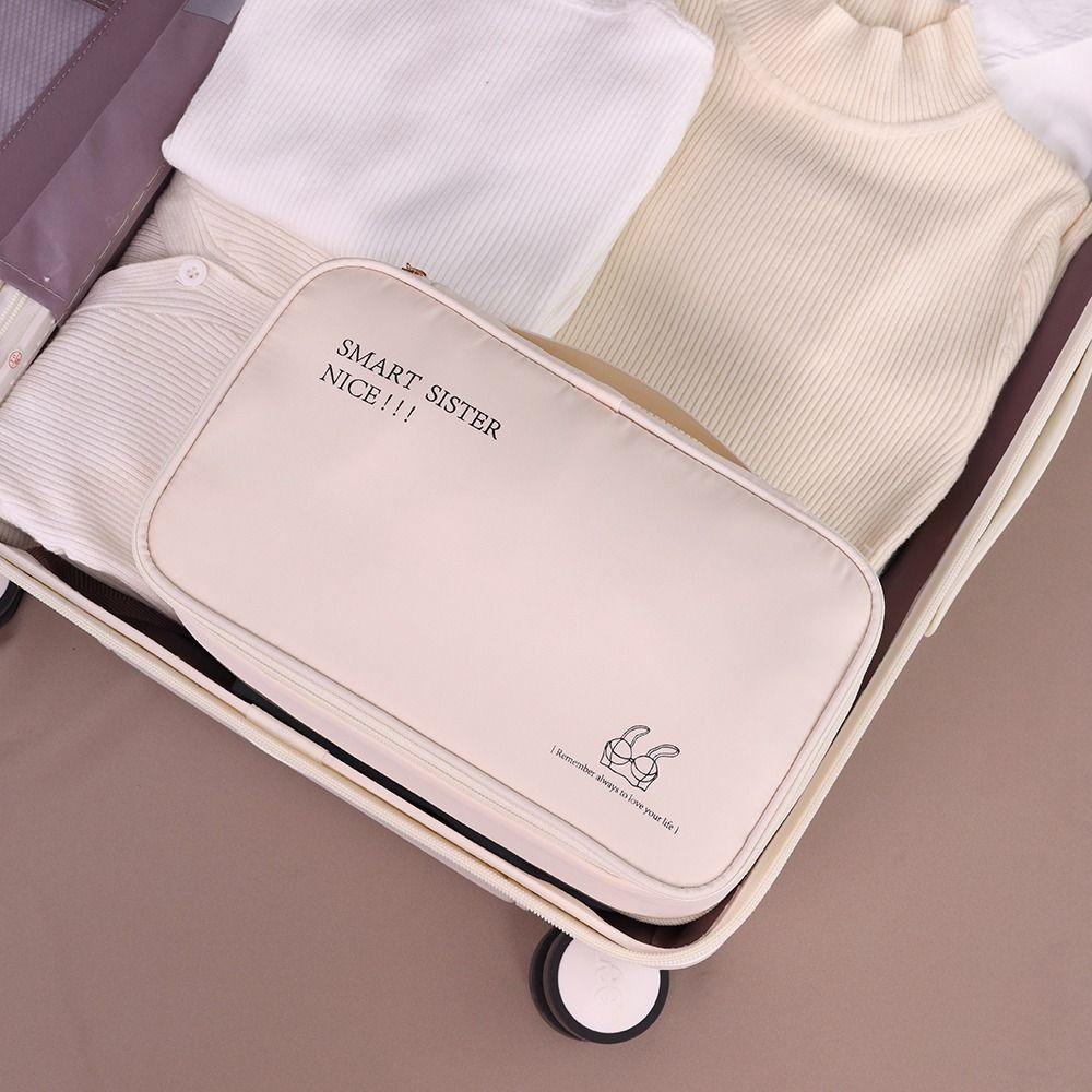 Space Saving Travel Bra Organizer Large Capacity Cosmetics Clothes Pouch Socks