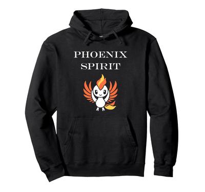 Humor Phoenix Djur Enkel Eldfågel Ande Phoenix Hoodie