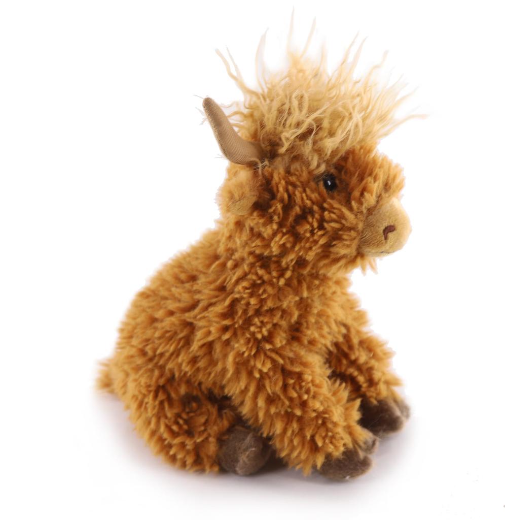 Garden and Farm Animals Series Highland Cow Plush Toy