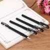 5pcs 0.5mm Gel Pen Black Matte Office Pen Writing Stationery Water Pen Student Exam Special Pen Office Accessories Stationary