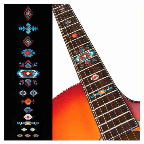 Jockomo Native American Ethnic (TR) Guitar Position Mark Inlay Stickers