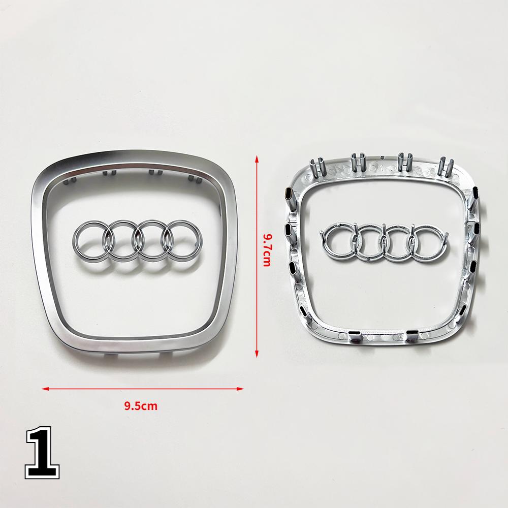 Car Steering Wheel Badge Replacement Decoration LOGO For qaz14 A3 A4 A5 A6 A7 A8 Q3 Q5 Q7