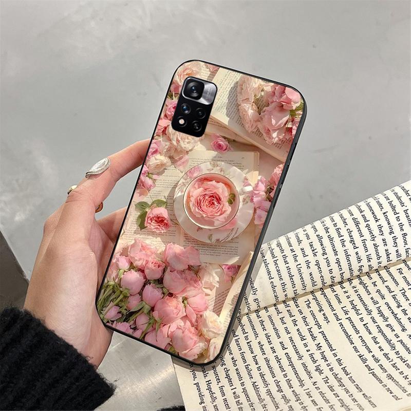 

Phone Case For Xiaomi Redmi note 14 Pro 14 13 12 11 10 Pro 14S 12S 11S Redmi 14C 13C 10 Pink rose gold Redmi Note 12 Pro 5G