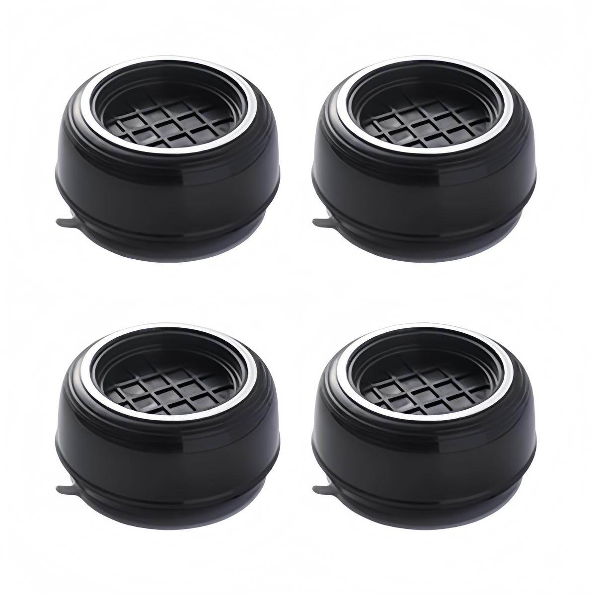 

Set of 4 Washing Machine Support Feet with Nonslip Suction Cups for Vibration Absorption and Appliance Stability Enhancement чорний