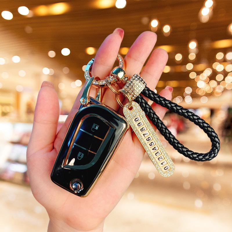 Suitable for Toyota 2024 Corolla Sharp Key Set Frontalanda 24 Willanda Special Buckle Case for Men and Women