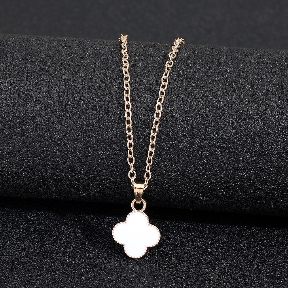 Gossip Girl-Inspired Four-Leaf Clover and Heart Necklace