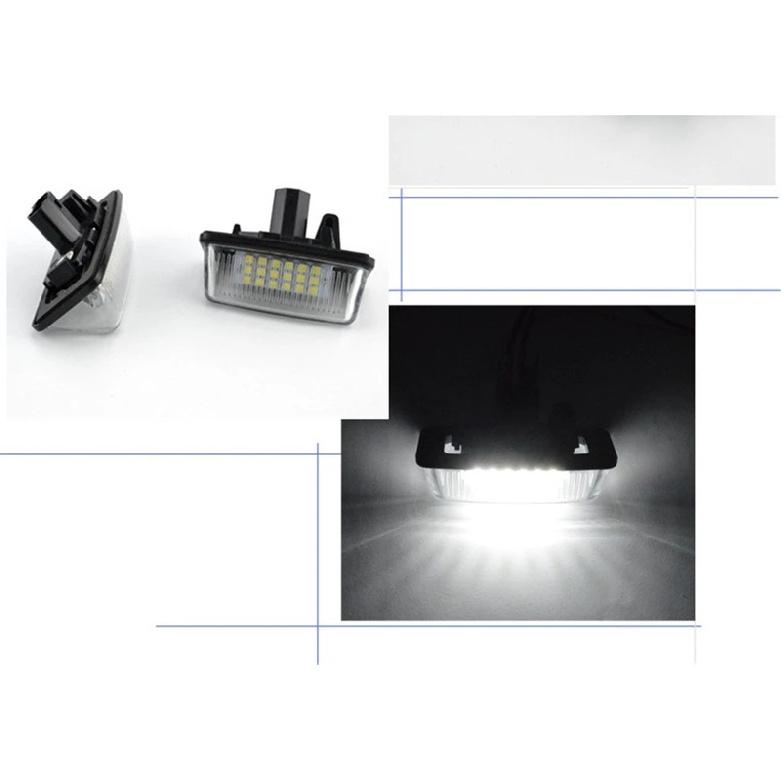 CanBus LED License Plate Lights For Toyota Corolla E11 Crown S180 Starlet EP91 Vios Previa ACR50 GSR50 number plate lamp