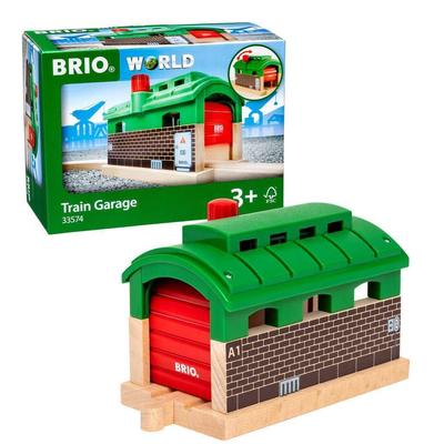 BRIO Train Depot 33574, for Ages 3 and Up. [Toy, Wooden Toy Train, Track Set, Scenery, Gift (Birthday/Christmas)]