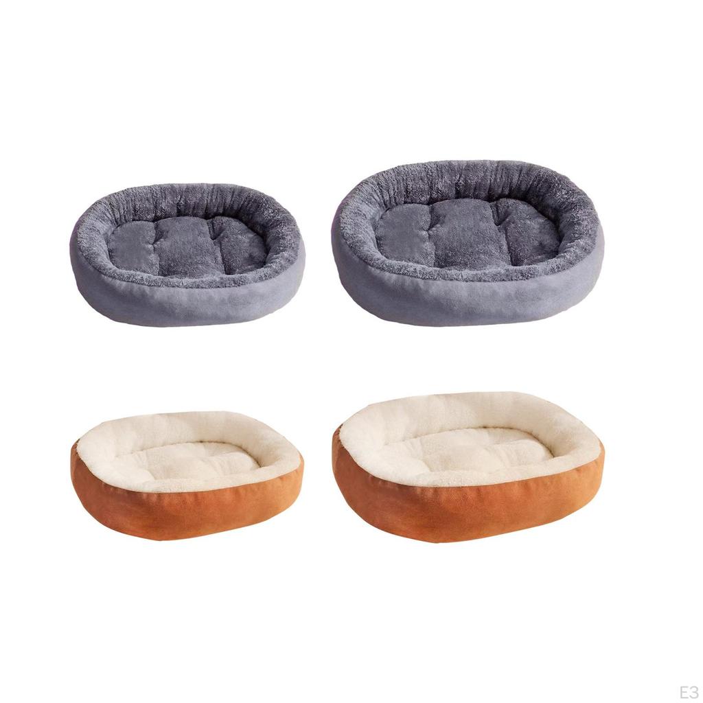 Cat Bed for Indoor Cushion, Self Warming Washable Non Slip Small Dog