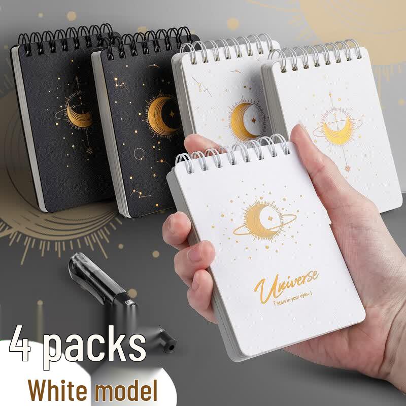 JinZhi A7 Starry Sky Coil Notebooks (4-Pack)