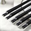 5 Pairs Fiberglass Chopsticks Heat Resistant Anti-slip Food Grade Dishwasher Safe Hot Pot Chinese Chopsticks Kitchen Supplies