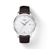 Leren Band zilveren Wijzerplaat Heren Modehorloge T063.610.16.037.00