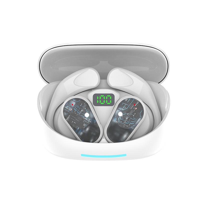 OWS-90 Open-Ear Wireless Bluetooth Sports Headphones - Stereo Sound & Extra Long Battery Life