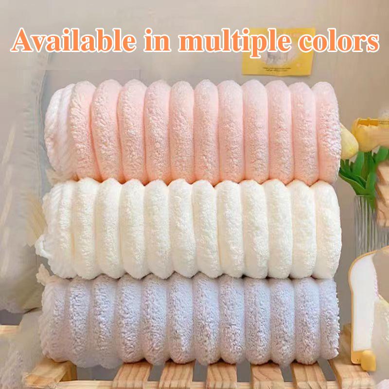 High Quality Jelly Velvet Absorbent Coral Velvet Bath Towel, Household Thickened Non Shedding Plush Set Bathrobe