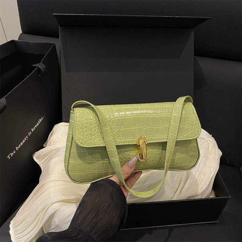 High-value Simple Underarm Women's Bag Autumn New Shoulder Bag Fashionable Retro Underarm Handbag