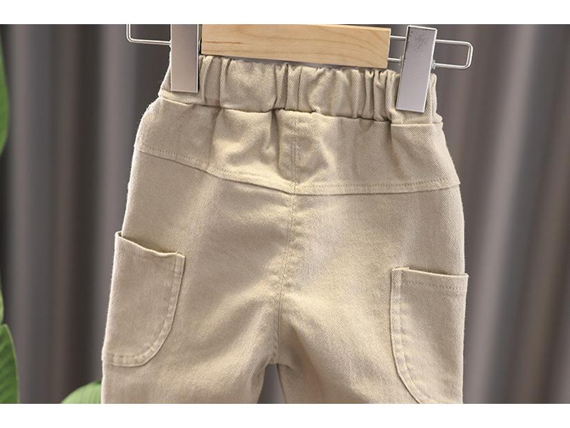 Chlapecká třídílná pletená vesta v korejském stylu: Pohledný jarní/podzimní outfit