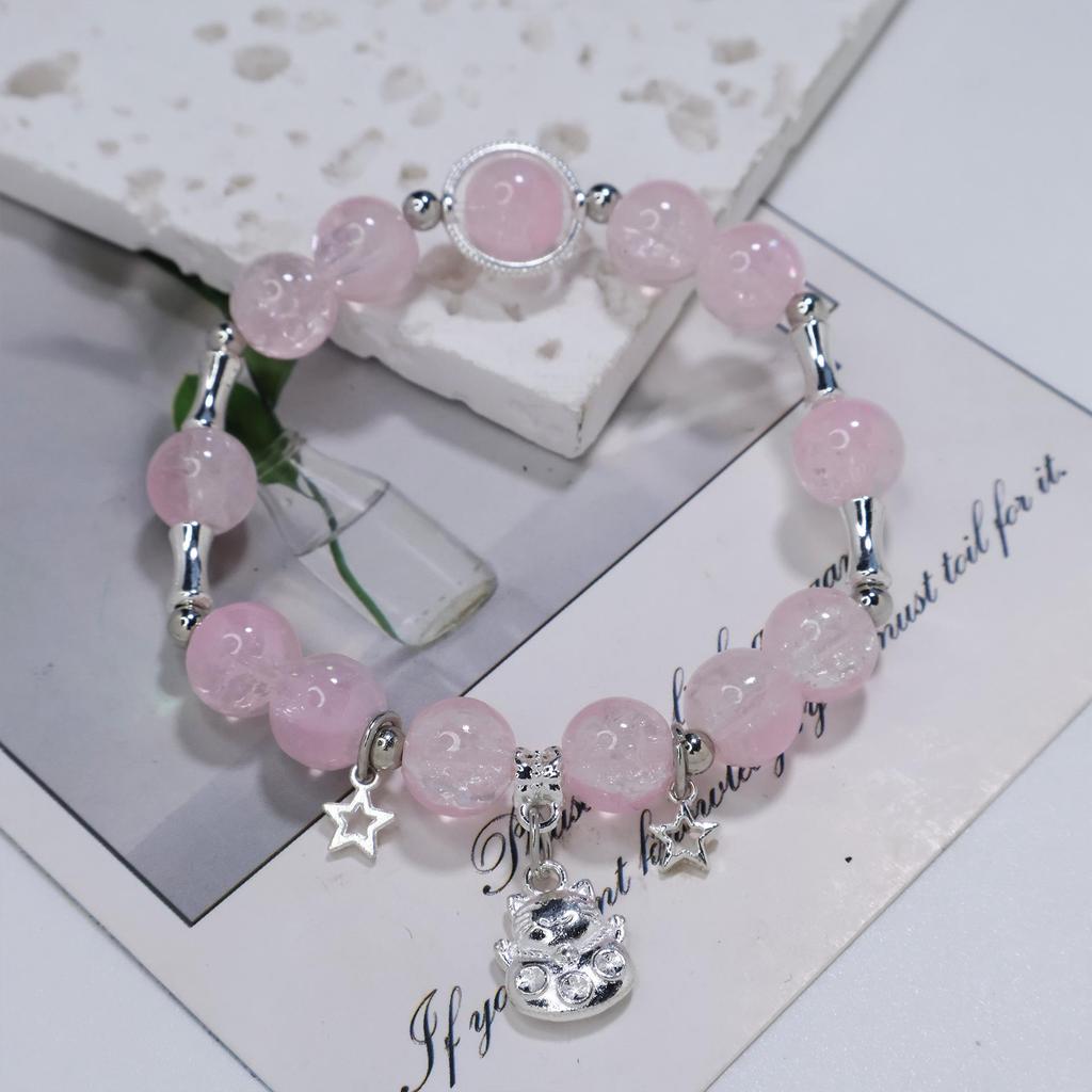 Mori Style Mermaid Crystal Bracelet – Versatile Niche Design for Women, Ideal for Students and Best Friends