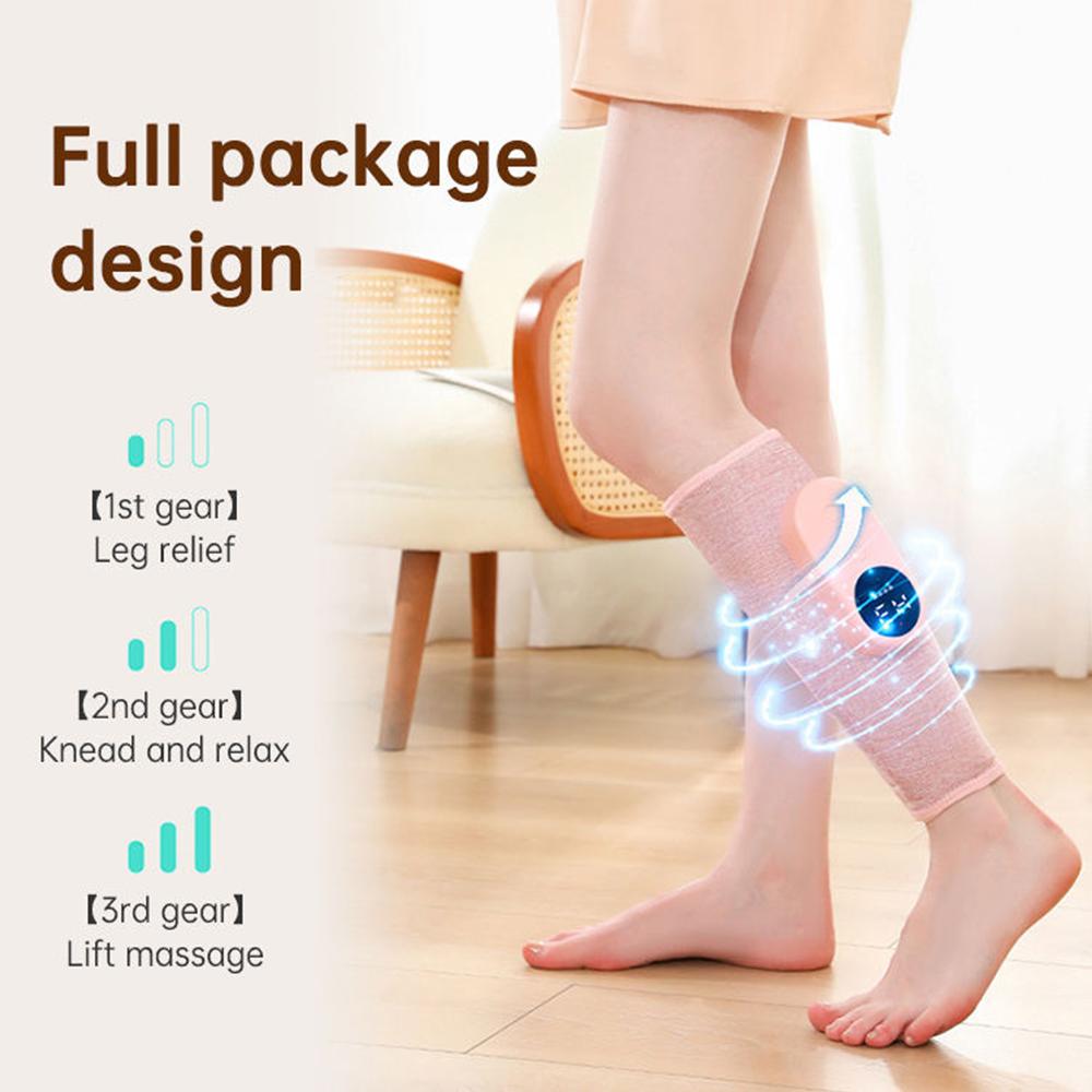 Electric Heated Calf Massager Wireless Air Pressure Leg Massager Hot Compress Calf Massage Machine Promote Blood Circulation