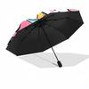 1pc Hello Kitty Pink Car Umbrella - Automatic Open/Closed, Foldable Design, 8-Bone Iron Frame, Outdoor, Ideal Gift for Fans, Travelers, Daily Use, Fes
