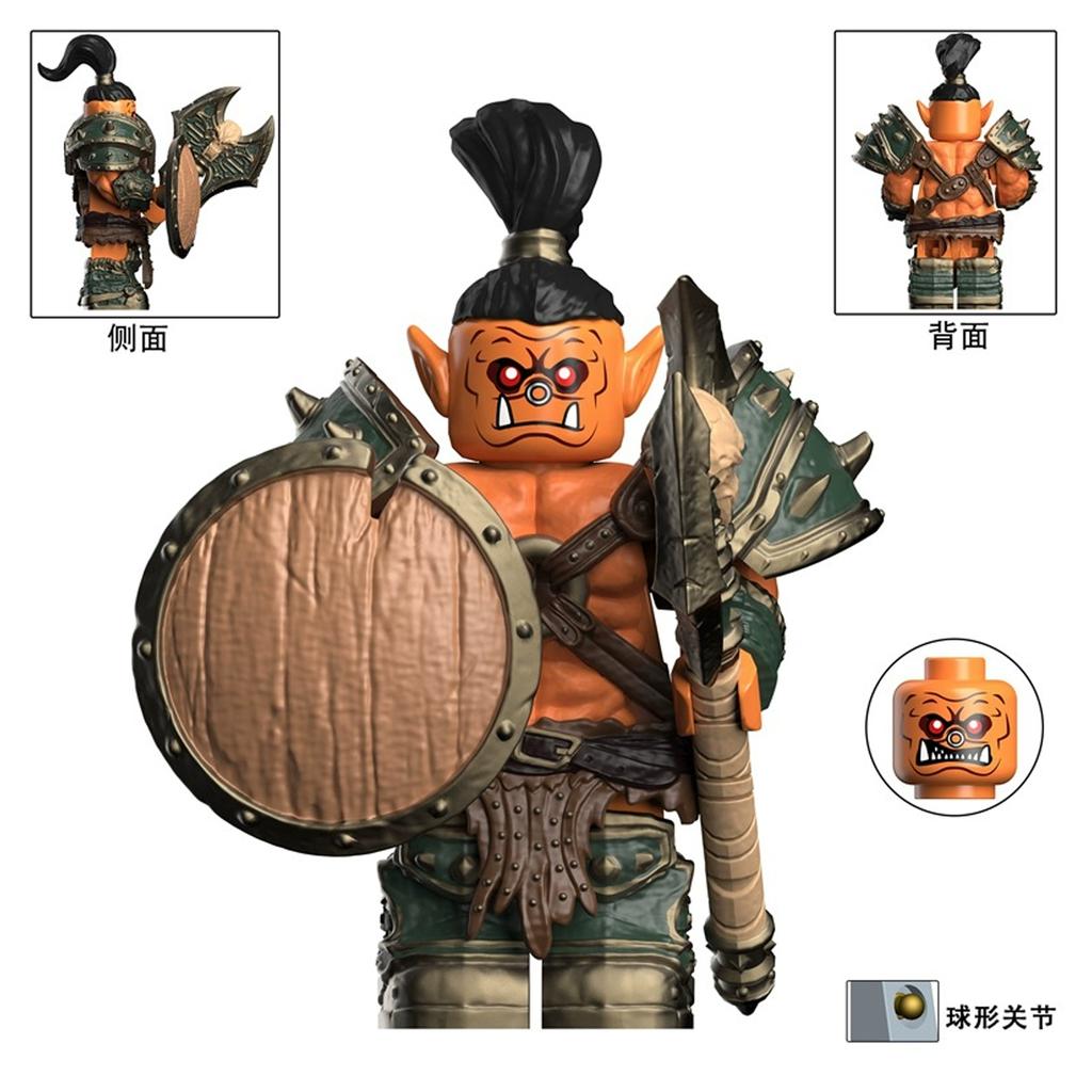 Game World Of Warcraft Orc Assembly Model Handheld Computer Case Desktop Decoration Ornament Action Figures Collectible Toy Gift