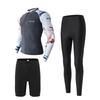 Mens Quick-Dry UV Protection Rash Guard Surfing Diving Snorkeling Swimming Fitness Outdoor Water Sports