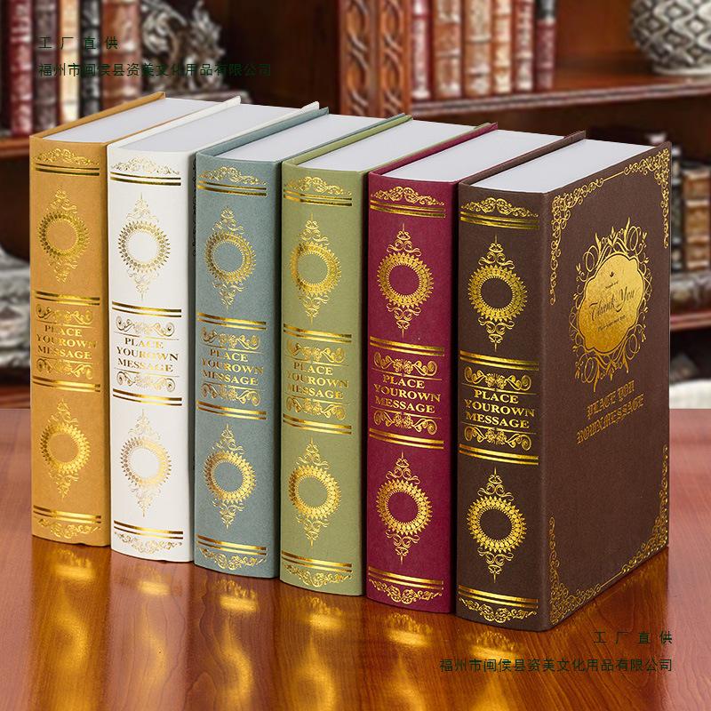 European-Style Realistic Faux Books: Decorative Ornaments & Photography Props for Home Decor