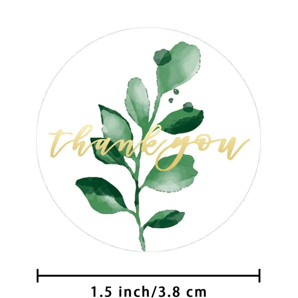 500 Děkuji Samolepek/Role - Dekorativní Dárková Série Samolepicí Štítky