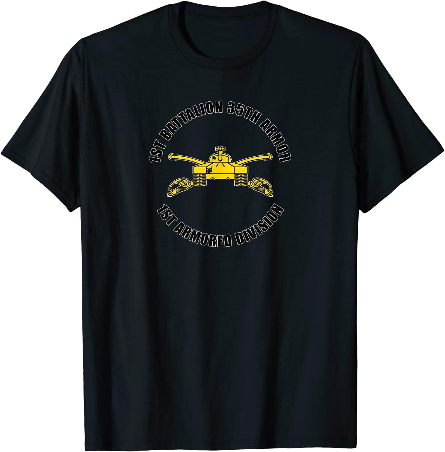 NEW LIMITED 1st Battalion 35th Armor 1st Armored Division Veteran Gift T-Shirt M