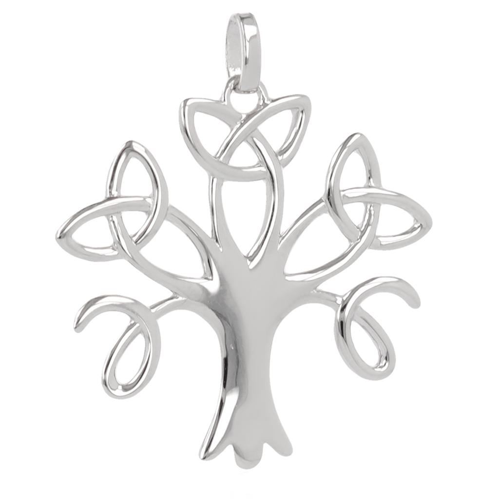 Les Trésors De Lily [Q2916] - Pendentif Argent 'Arbre de Vie' argenté - 25x25 mm