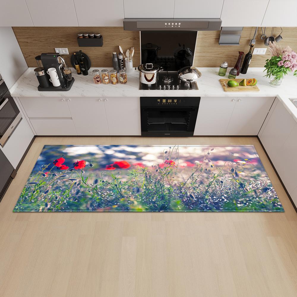 Nordic Kitchen Mat Porch Door Mat Living Room Bedroom Long Carpet Corridor Non-slip Floor Children's Carpet