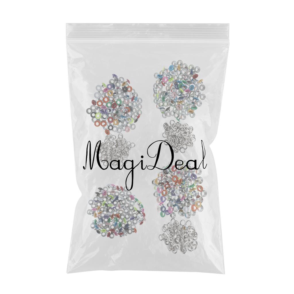 100pcs Colorful Round Eyelets / Rivets - 3mm