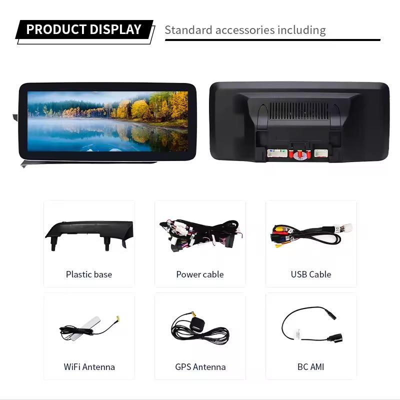 Center Console Navigation Screen for Mercedes C200/GLC300/GLK/GLA/E260/A-Class