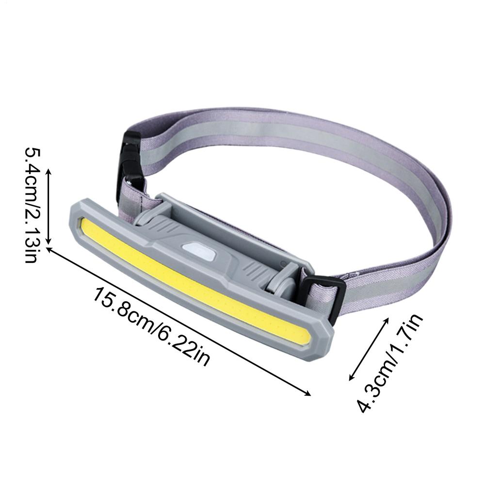 

Running Light Waterproof 180 Rotating Waist Strap Ultra Bright Night Running Light For Safety Men Women Outdoor Camping Cycling белый
