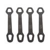 4 stuks Dubbelzijdige Zelfaandraaiende Sleutel Multifunctioneel 60HRC Hoge Hardheid 8 tot 22 mm     Sleutel
