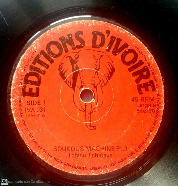 

7inch Record TCHICO TCHICAYA Soukous Machine IVA031 EDITIONS DIVOI Kenya World Music Used